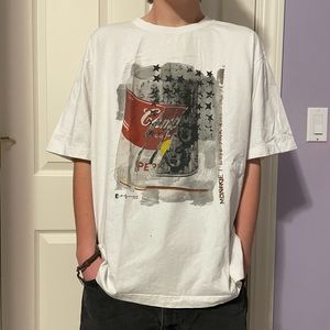 OVERSIZED RETRO ANDY WARHOL CAMPO TEE